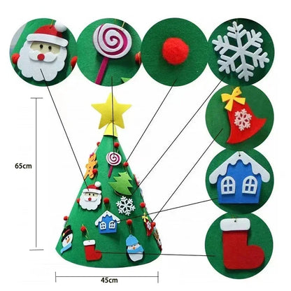 DIY Felt Christmas Tree for Kids