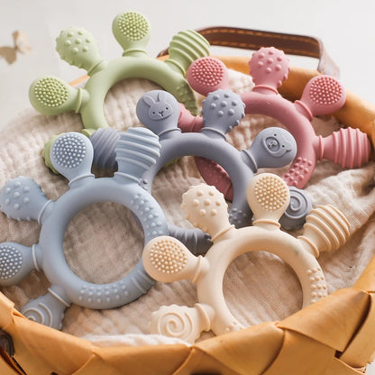 Soothing Silicone Teether Ring