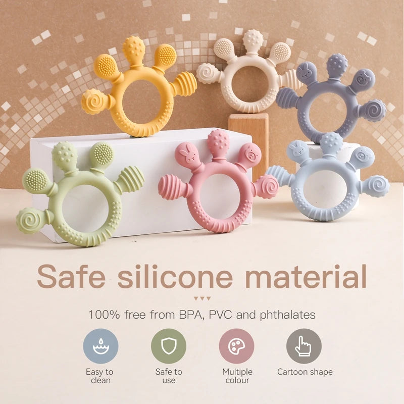 Soothing Silicone Teether Ring