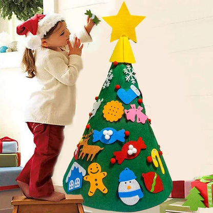 DIY Felt Christmas Tree for Kids